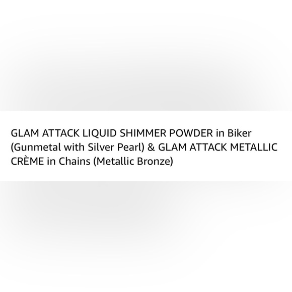 Haus Laboratories Glam Attack Liquid Shimmer Powder SET OF 2 - BIKER & CHAINS - Picture 4 of 6